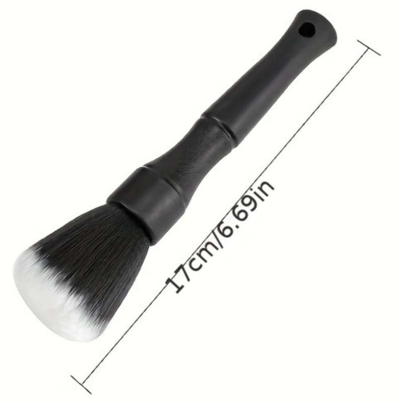 Leather Cleaner Interior - แปรงทำความสะอาดรถยนต์แบบนุ่มพิเศษ แปรงทำความสะอาดภายในรถยนต์ขนสังเคราะห์สำหรับทำความสะอาดเบาะหนังรถยนต์
